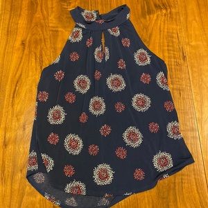 Veronica M Navy Halter
